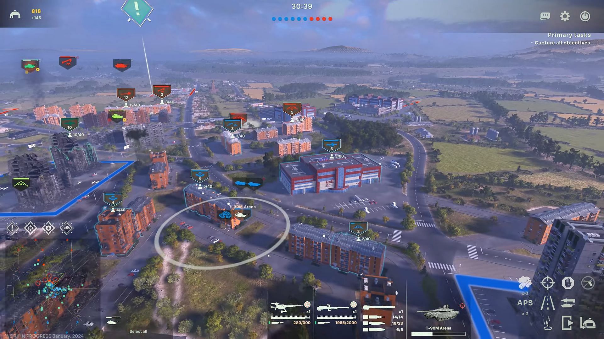 Resupply zone in Broken Arrow (Image via Steam/Slitherine Ltd.)